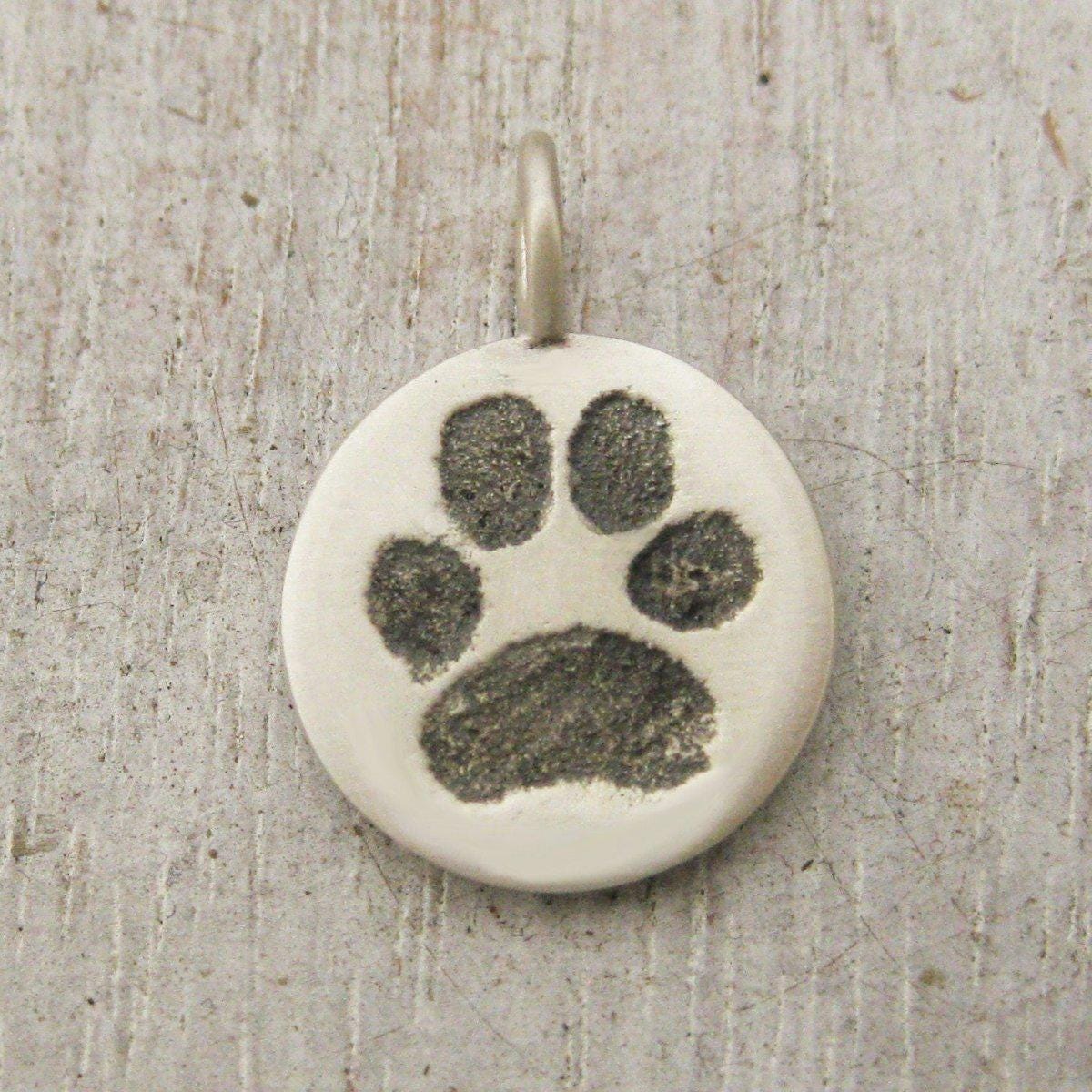 Additional Handwriting, Fingerprint, Thumbprint, Handprint, Nose print on Luxe Design Silver Pendant. - Luxe Design Jewellery