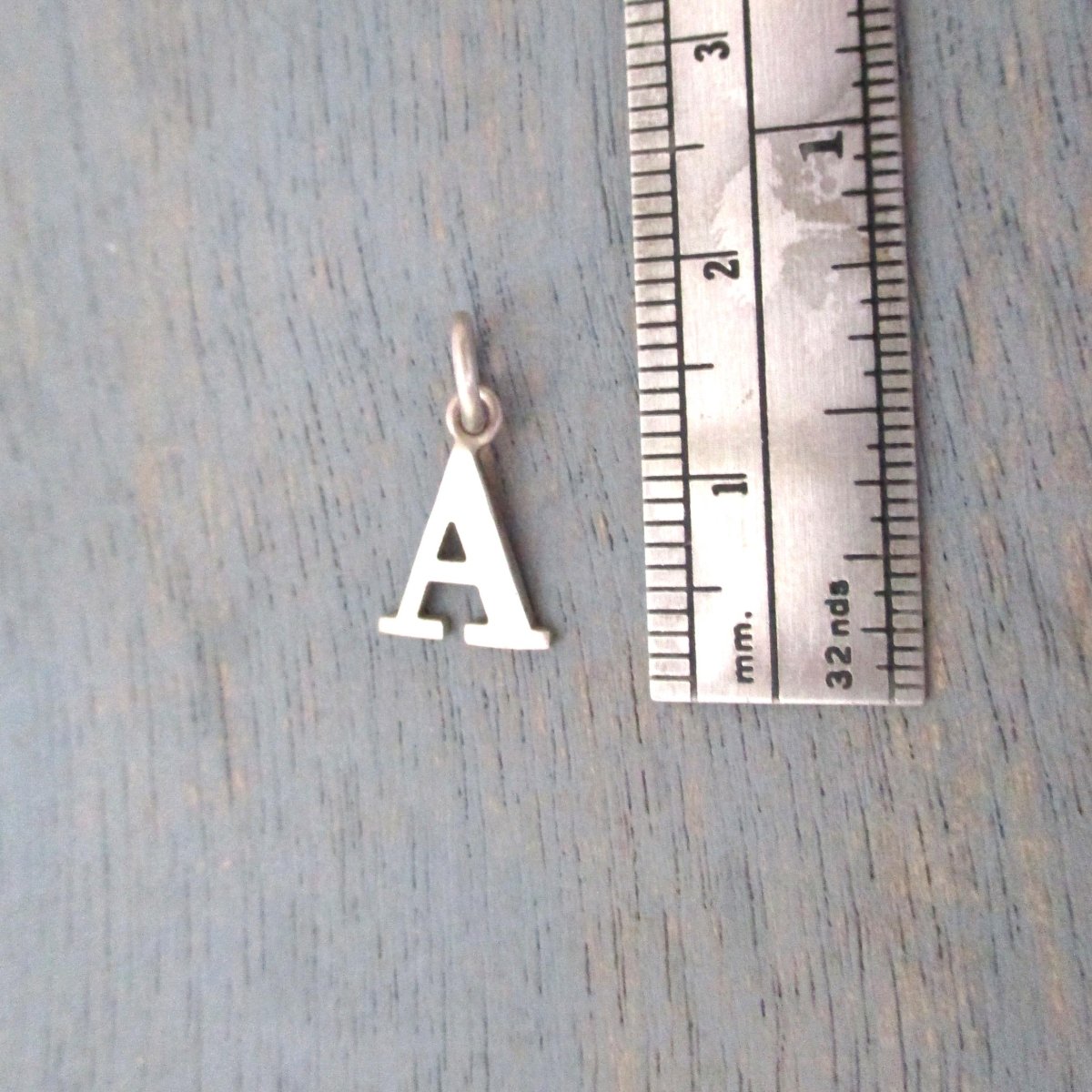 Capital Letter A Initial Charm in 14K Yellow, Rose or White Gold - Luxe Design Jewellery