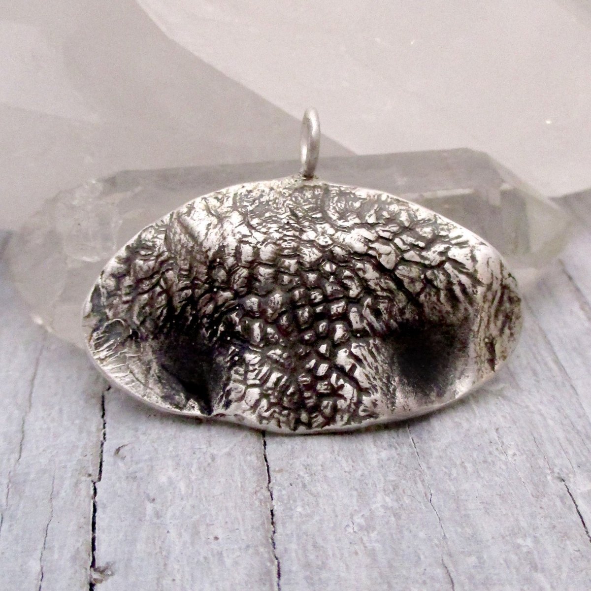 Custom Dog Nose Impression Pendant in Sterling Silver - Oval Shape - Includes Kit