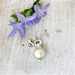 Doggy Charm and Sphere Pendant for Dog Ashes Necklace - Luxe Design Jewellery