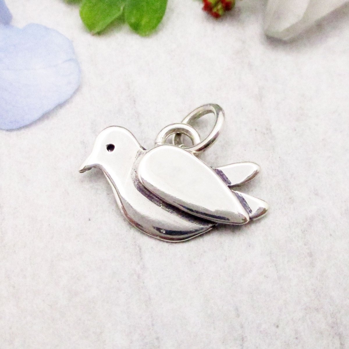 Dove Charm in Sterling Silver