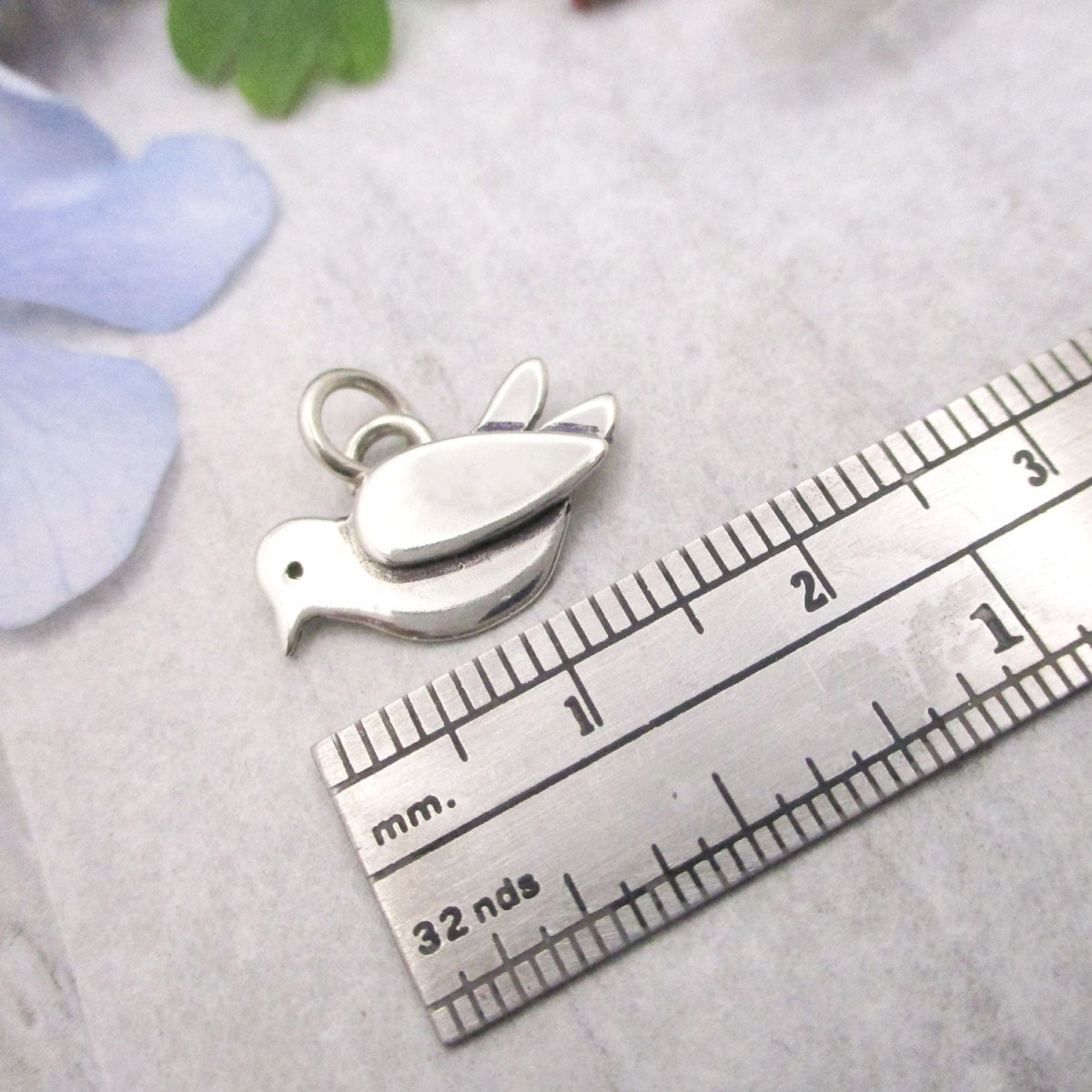 Dove Charm in Sterling Silver