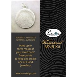 Fingerprint Mold Kit - TWO PART Mold Kit Only, Jewellery Not Included - Luxe Design Jewellery