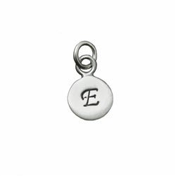 Gold Small Disc Cursive Initial Charm - Luxe Design Jewellery