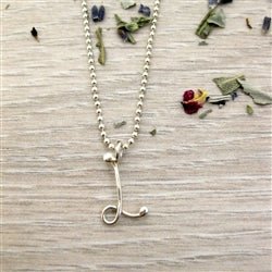 Handmade Script Initial L Necklace - Luxe Design Jewellery