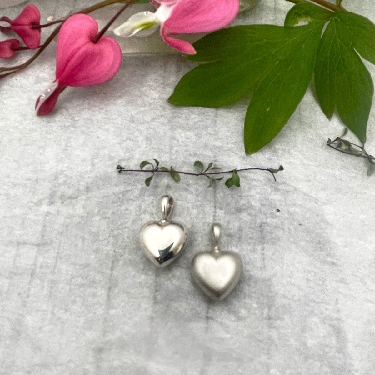 Heart Urn Pendant for Cremation Ashes in Sterling Silver: Memorial Urn Jewellery