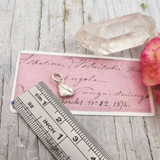 Kissy Lips Charm in Sterling Silver - Luxe Design Jewellery