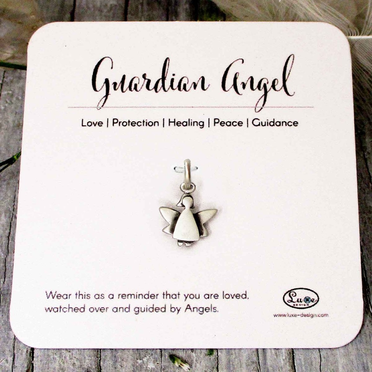Mini Guardian Angel Charm - Luxe Design Jewellery