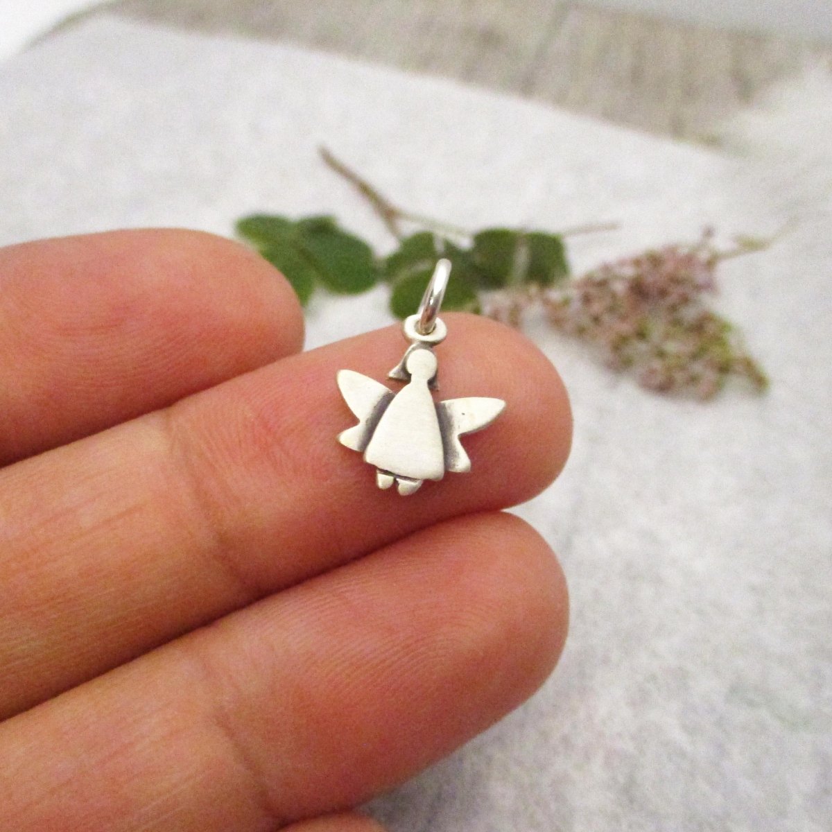 Mini Guardian Angel Charm - Luxe Design Jewellery