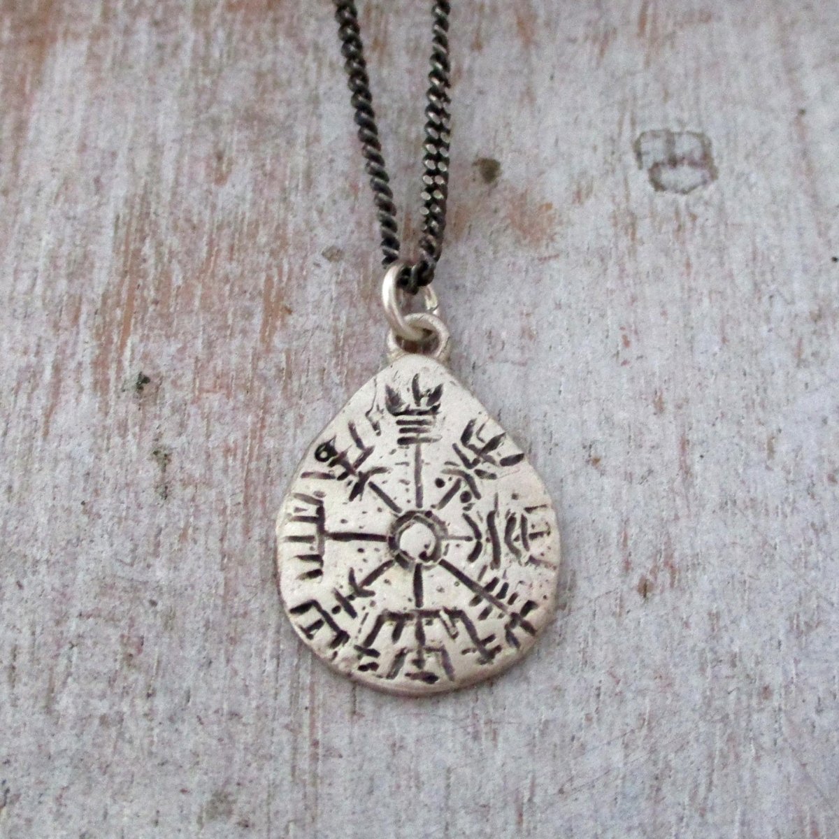 Nordic Compass Guidance and Protection Necklace For Men Custom