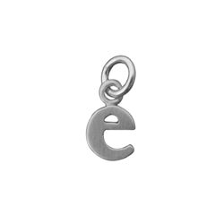 Personalized Baby Lowercase Letter E Initial Charm Sterling Silver - Luxe Design Jewellery
