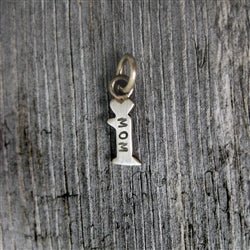 Personalized Baby Lowercase Letter I Initial Charm Sterling Silver - Luxe Design Jewellery