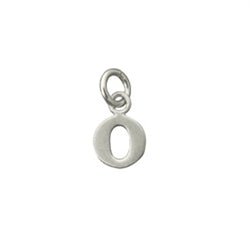 Personalized Baby Lowercase Letter O Initial Charm Sterling Silver - Luxe Design Jewellery