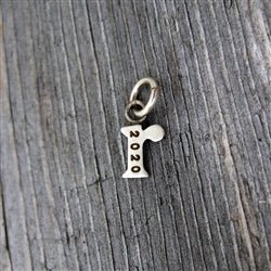 Personalized Baby Lowercase Letter R Initial Charm Sterling Silver - Luxe Design Jewellery
