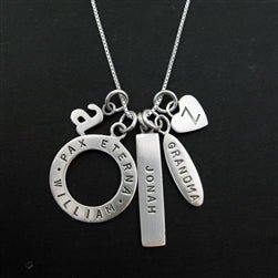 Personalized Vertical Nameplate Charm - Luxe Design Jewellery
