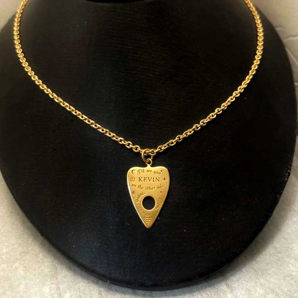 Planchette for Connection to Spirit | Personalized in Solid 14 Karat Gold