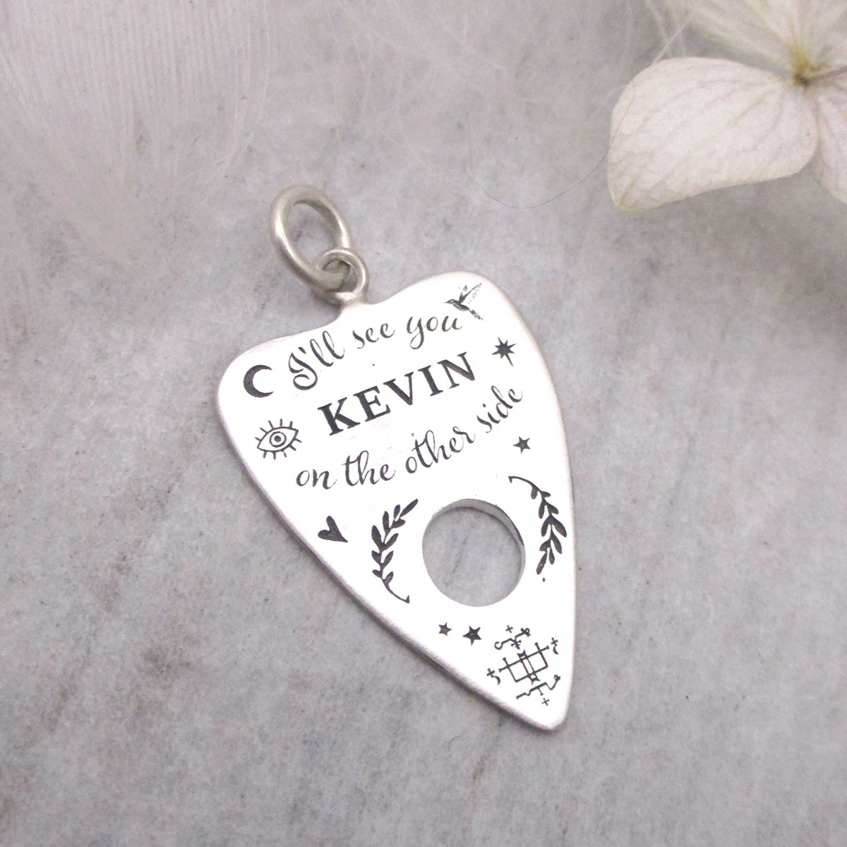 Planchette for Connection to Spirit | Personalized in Sterling Silver