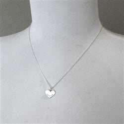 Silver Flat Heart Name Charm - Luxe Design Jewellery