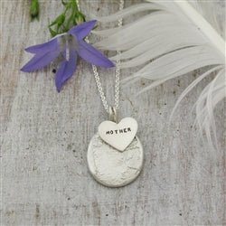 Silver Flat Heart Name Charm - Luxe Design Jewellery