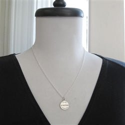 Silver Loved Forever Memorial Name Necklace - Luxe Design Jewellery