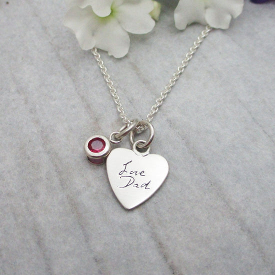 Sterling Birthstone Backset Charm - Choose Your Favorite! - Luxe Design Jewellery