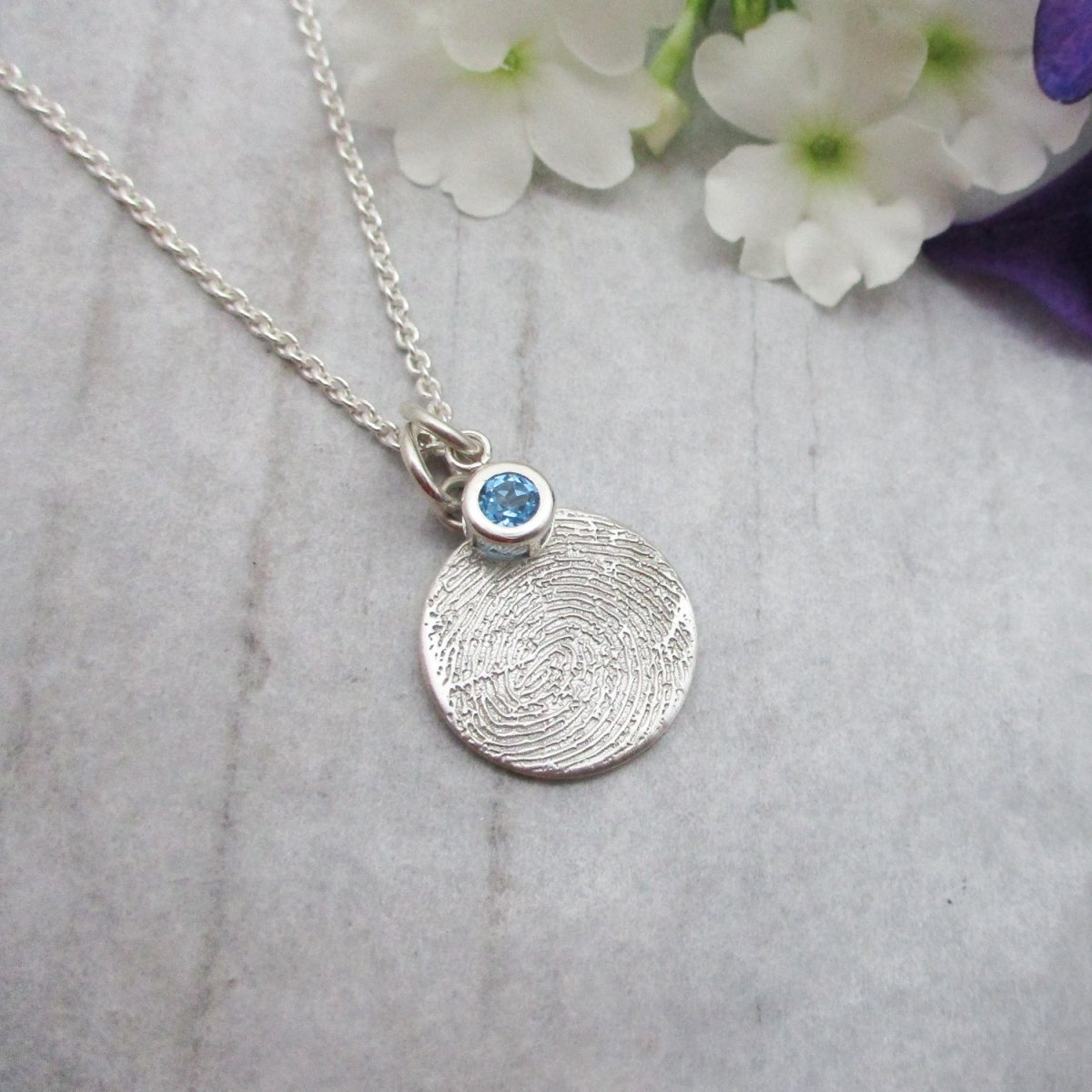 Sterling Birthstone Backset Charm - Choose Your Favorite! - Luxe Design Jewellery