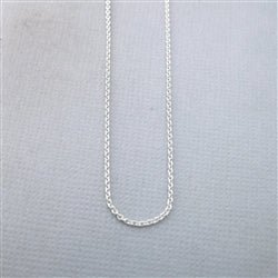 Sterling Silver 1mm Fine Cable Chain with Spring Ring Closure - Luxe Design Jewellery