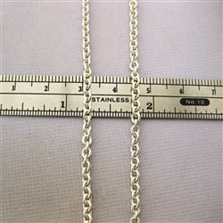 Sterling Silver 3mm Cable Chain Necklace - Luxe Design Jewellery