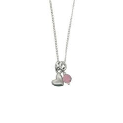 Sterling Silver Baby Heart Charm - Luxe Design Jewellery