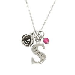 Sterling Silver Customizable Lowercase Letter 's' Charm - Luxe Design Jewellery