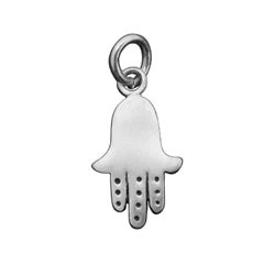 Sterling Silver Hamsa Hand Protection Charm - Luxe Design Jewellery