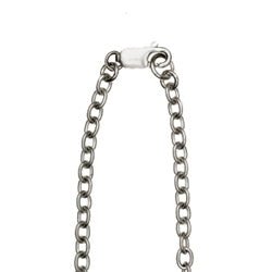 Sterling Silver Heavy Cable Chain Necklace with Lobster Claw Closure - Luxe Design Jewellery
