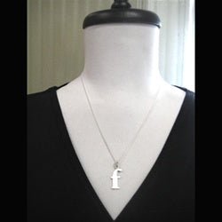 Sterling Silver Lowercase Letter 'f' Initital Charm