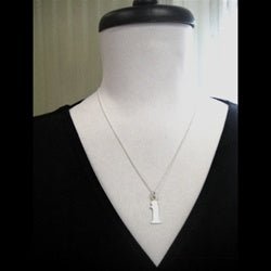 Sterling Silver Lowercase Letter 'i' Initital Charm