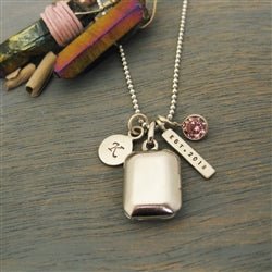 Sterling Silver Rectangle Locket - Luxe Design Jewellery