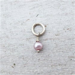 Sterling Silver Small Bead Pink Pearl - Luxe Design Jewellery