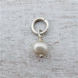 Sterling Silver Small Bead White Pearl - Luxe Design Jewellery