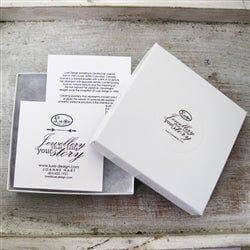 Your Own Handwriting on a Small Heart Pendant in Sterling - Email your image - Luxe Design Jewellery