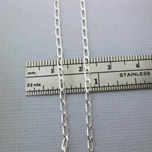 Load image into Gallery viewer, Sterling Silver Open Curb Chain
