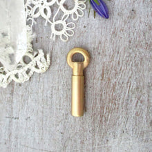 Load image into Gallery viewer, Mini Solid 14K Gold Cylinder Urn Pendant for Cremation Ashes - Luxe Design Jewellery
