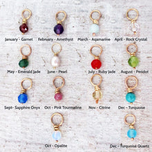 Load image into Gallery viewer, 14 Karat Gold Genuine Birthstone Bead Charms - Luxe Design Jewellery
