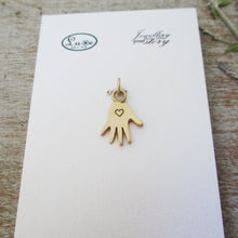 Load image into Gallery viewer, Gold Surrender Hand Charm - Luxe Design Jewellery
