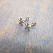 Load image into Gallery viewer, Sterling Silver Asterisk Post Earrings - Luxe Design Jewellery
