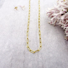 Load image into Gallery viewer, Paperclip Chain 14/20 Gold Filled 2mm Necklace
