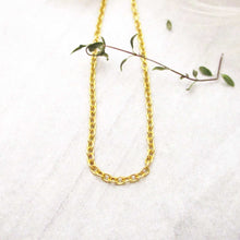 Load image into Gallery viewer, 14 Karat Yellow Gold 1.5mm Open Cable Chain
