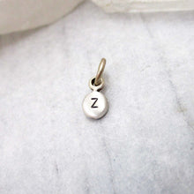 Load image into Gallery viewer, Sterling Silver Alphabit Initial Charm - Luxe Design Jewellery
