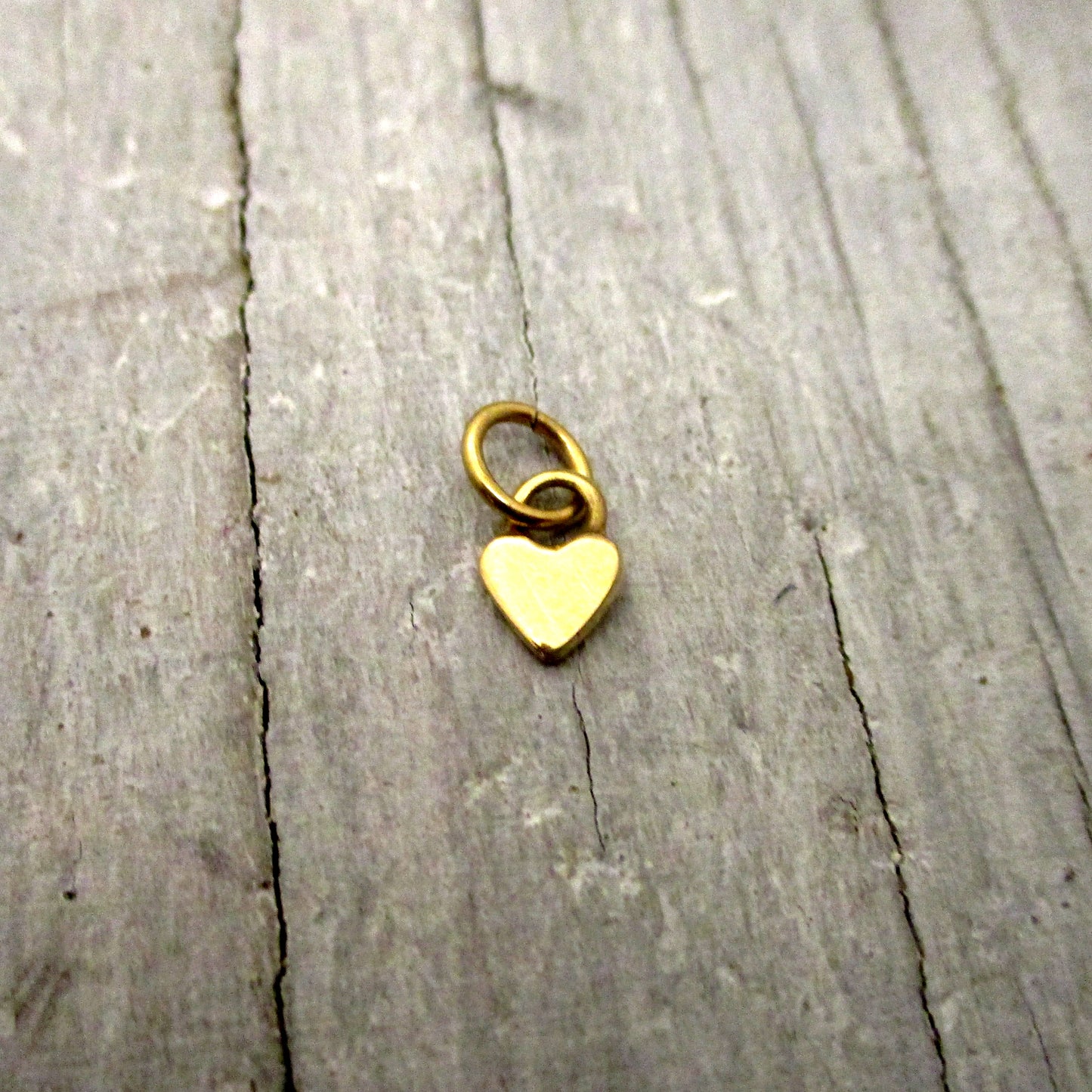 Load image into Gallery viewer, 14k Gold Tiny Lovelock Heart Padlock Charm
