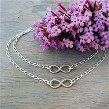 Load image into Gallery viewer, Sterling Silver Infinity Bracelet - Luxe Design Jewellery
