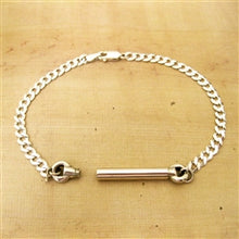 Load image into Gallery viewer, Men&#39;s Cylinder Urn Bracelet for Cremation Ashes - Luxe Design Jewellery
