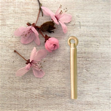 Load image into Gallery viewer, Solid 14K Gold Cylinder Urn Pendant for Cremation Ashes - Luxe Design Jewellery
